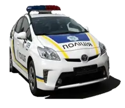 Coche de policía ucraniano