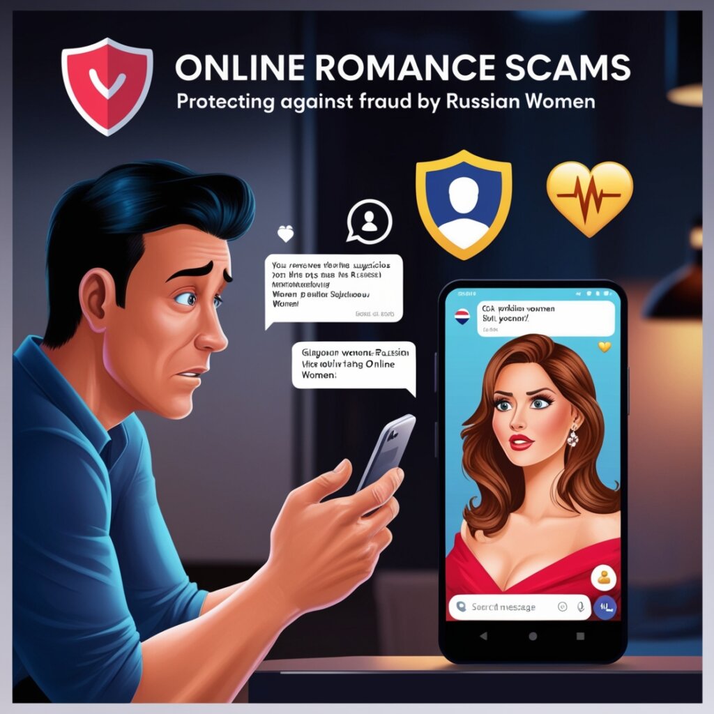 el tema de las estafas románticas en línea, con especial atención a la protección contra el fraude de las mujeres rusas