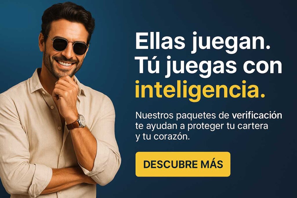 Hombre elegante con gafas verificando perfiles de mujeres ucranianas online, estilo Don Juan moderno