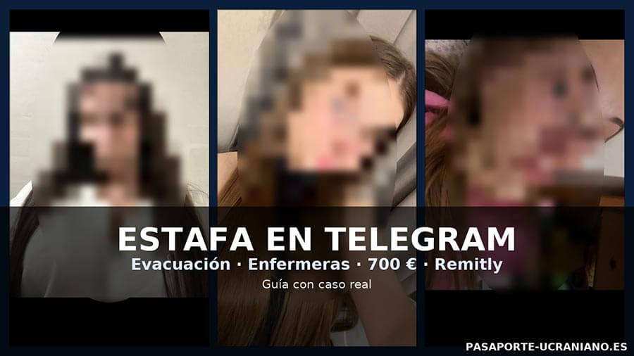 Estafa en Telegram: evacuación con “enfermeras”, 700 € por persona y pagos por Remitly — guía con caso real