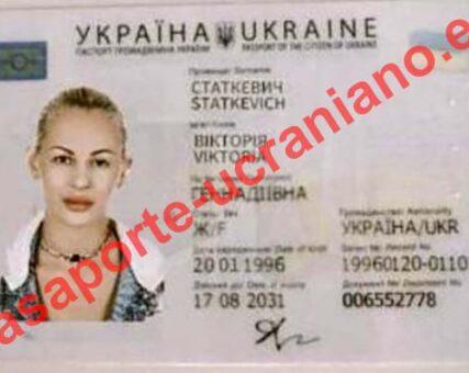 ID card ucraniana falsa atribuida a Viktoria Statkevich